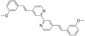 349545-75-1,4,4'-Bis[2-(3-methoxyphenyl)ethenyl]-2,2'-bipyridine