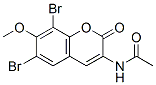 35031-46-0,N-(6,8-DIBROMO-7-METHOXY-2-OXO-2H-CHROMEN-3-YL)-ACETAMIDE