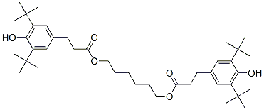 35074-77-2,Hexamethylene bis[3-(3,5-di-tert-butyl-4-hydroxyphenyl)propionate]