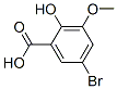 35090-76-7,5-BROMO-2-HYDROXY-3-METHOXYBENZOIC ACID