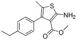 350989-69-4,2-AMINO-4-(4-ETHYLPHENYL)-5-METHYLTHIOPHENE-3-CARBOXYLIC ACID METHYL ESTER