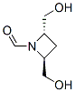 351075-56-4,1-Azetidinecarboxaldehyde, 2,4-bis(hydroxymethyl)-, (2S,4S)- (9CI)