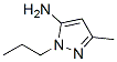 3524-34-3,5-METHYL-2-PROPYL-2H-PYRAZOL-3-YLAMINE
