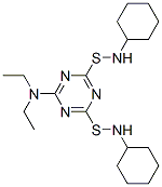 35302-14-8,N,N'-dicyclohexyl-6-(diethylamino)-1,3,5-triazine-2,4-disulphenamide