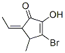 353476-10-5,2-Cyclopenten-1-one, 3-bromo-5-ethylidene-2-hydroxy-4-methyl-, (5Z)- (9CI)