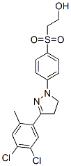 35441-12-4,2-[[4-[3-(4,5-dichloro-2-methylphenyl)-4,5-dihydro-1H-pyrazol-1-yl]phenyl]sulphonyl]ethanol