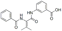 354550-20-2,Benzoic acid, 3-[[2-(benzoylamino)-3-methyl-1-oxo-2-butenyl]amino]- (9CI)