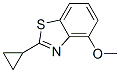 354760-23-9,Benzothiazole, 2-cyclopropyl-4-methoxy- (9CI)