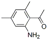 35490-79-0,Ethanone, 1-(2-amino-4,6-dimethylphenyl)- (9CI)
