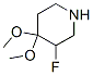 355006-64-3,Piperidine, 3-fluoro-4,4-dimethoxy- (9CI)