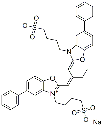 35501-76-9,3,3'-BIS(4-SULFOBUTYL)-5,5'-DIPHENYL-9-ETHYLOXACARBOCYANINE BETAINE SODIUM SALT