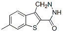 355815-78-0,3-CHLORO-6-METHYL-1-BENZOTHIOPHENE-2-CARBOHYDRAZIDE