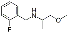355817-00-4,(2-FLUORO-BENZYL)-(2-METHOXY-1-METHYL-ETHYL)-AMINE