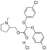 35609-19-9,(+)-(1-methylpyrrolidin-2-yl)methyl bis(4-chlorophenoxy)acetate hydrochloride