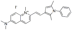 35648-29-4,6-(dimethylamino)-2-[2-(2,5-dimethyl-1-phenyl-1H-pyrrol-3-yl)vinyl]-1-methylquinolinium iodide