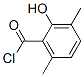 35716-43-9,Benzoyl chloride, 2-hydroxy-3,6-dimethyl- (9CI)