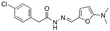 357218-47-4,Benzeneacetic  acid,  4-chloro-,  [[5-(dimethylamino)-2-furanyl]methylene]hydrazide  (9CI)