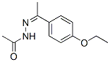 357294-71-4,Acetic acid, [1-(4-ethoxyphenyl)ethylidene]hydrazide (9CI)