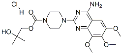 35795-17-6,2-hydroxy-2-methylpropyl 4-(4-amino-6,7,8-trimethoxyquinazolin-2-yl)piperazine-1-carboxylate monohydrochloride