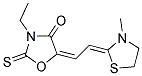 35795-44-9,2-THIOXO-3-ETHYL-4-OXO-5-(2-(N-METHYL-1,3-THIAZOLIN-2-YLIDEN)-ETH-1-YLIDEN)-1,2-OXAZOLIDINE
