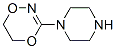 358389-43-2,1,4,2-Dioxazine,5,6-dihydro-3-(1-piperazinyl)-(9CI)