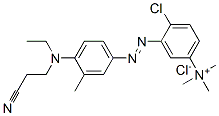 36116-28-6,4-chloro-3-[[4-[(2-cyanoethyl)ethylamino]-m-tolyl]azo]-N,N,N-trimethylanilinium chloride