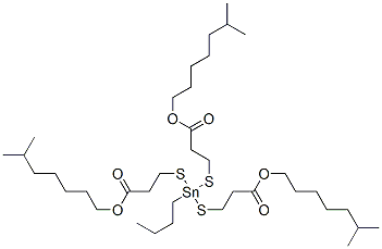 36118-60-2,triisooctyl 3,3',3''-[(butylstannylidyne)tris(thio)]tripropionate