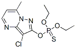 36145-08-1,O-(3-chloro-7-methylpyrazolo[1,5-a]pyrimidin-2-yl) O,O-diethyl thiophosphate