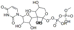 3616-06-6,[5-(2,4-dioxopyrimidin-1-yl)-3,4-dihydroxy-oxolan-2-yl]methoxy-[hydroxy-(3,4,5-trihydroxyoxan-2-yl)oxy-phosphoryl]oxy-phosphinic acid