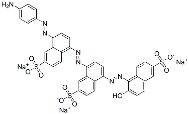 3626-30-0,trisodium 8-[[4-[(4-aminophenyl)azo]-6-sulphonatonaphthyl]azo]-5-[(2-hydroxy-6-sulphonatonaphthyl)azo]naphthalene-2-sulphonate
