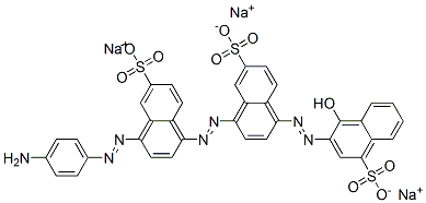 3626-40-2,trisodium 3-[[4-[[4-[(4-aminophenyl)azo]-6-sulphonatonaphthyl]azo]-6-sulphonatonaphthyl]azo]-4-hydroxynaphthalene-1-sulphonate