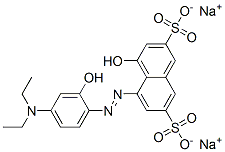 3627-04-1,5-(4-DIETHYLAMINO-2-HYDROXYPHENYLAZO)-4-HYDROXYNAPHTHALENE-2,7-DISULFONIC ACID SODIUM SALT