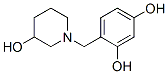 364365-70-8,1,3-Benzenediol, 4-[(3-hydroxy-1-piperidinyl)methyl]- (9CI)