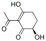 366024-11-5,2-Cyclohexen-1-one, 2-acetyl-3,6-dihydroxy-, (6R)- (9CI)