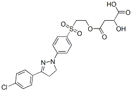 3663-96-5,2-[[4-[3-(4-chlorophenyl)-4,5-dihydro-1H-pyrazol-1-yl]phenyl]sulphonyl]ethyl hydrogen maleate