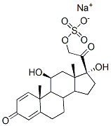 3664-95-7,Pregna-1,4-diene-3,20-dione, 11,17-dihydroxy-21-(sulfooxy)-, monosodium salt, (11beta)-