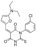 366823-50-9,4,6(1H,5H)-Pyrimidinedione,  1-(3-chlorophenyl)-5-[[5-(diethylamino)-2-furanyl]methylene]dihydro-2-thioxo-