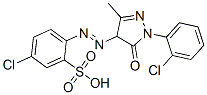 36705-33-6,5-chloro-2-[[1-(2-chlorophenyl)-4,5-dihydro-3-methyl-5-oxo-1H-pyrazol-4-yl]azo]benzenesulphonic acid