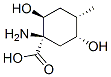 367507-94-6,Cyclohexanecarboxylic acid, 1-amino-2,5-dihydroxy-4-methyl-, (1R,2S,4S,5R)-