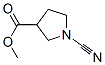 367906-55-6,3-Pyrrolidinecarboxylicacid,1-cyano-,methylester(9CI)