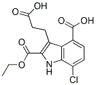 36800-68-7,4-CARBOXY-7-CHLORO-2-(ETHOXYCARBONYL)INDOLE-3-PROPANOIC ACID