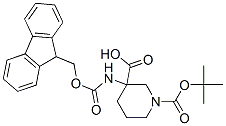368866-21-1,1,3-Piperidinedicarboxylicacid,3-[[(9H-fluoren-9-ylmethoxy)carbonyl]amino]-,1-(1,1-dimethylethyl)ester(9CI)
