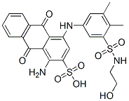 36897-88-8,1-amino-9,10-dihydro-4-[[3-[[(2-hydroxyethyl)amino]sulphonyl]-4,5-dimethylphenyl]amino]-9,10-dioxoanthracene-2-sulphonic acid