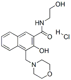 3692-61-3,3-hydroxy-N-(2-hydroxyethyl)-4-(morpholinomethyl)naphthalene-2-carboxamide hydrochloride