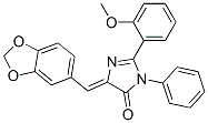 369633-67-0,4H-Imidazol-4-one,  5-(1,3-benzodioxol-5-ylmethylene)-3,5-dihydro-2-(2-methoxyphenyl)-3-phenyl-