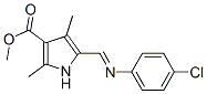 370076-07-6,1H-Pyrrole-3-carboxylicacid,5-[[(4-chlorophenyl)imino]methyl]-2,4-dimethyl-,methylester(9CI)