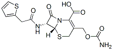 37051-05-1,(6R-trans)-3-[(carbamoyloxy)methyl]-8-oxo-7-(2-thienylacetamido)-5-thia-1-azabicyclo[4.2.0]oct-2-ene-2-carboxylic acid