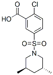 37087-96-0,trans-2-chloro-5-[(3,5-dimethylpiperidin-1-yl)sulphonyl]benzoic acid