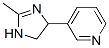 371122-34-8,Pyridine,  3-(4,5-dihydro-2-methyl-1H-imidazol-4-yl)-  (9CI)
