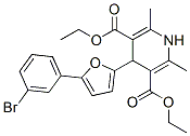 373373-22-9,3,5-PYRIDINEDICARBOXYLICACID,4-[5-(3-BROMOPHENYL)-2-FURANYL]-1,4-DIHYDRO-2,6-DIMETHYL-,DIETHYLESTER